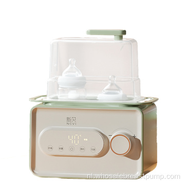 Horizontale digitale multifunctionele melkverwarmer voor babyflessen